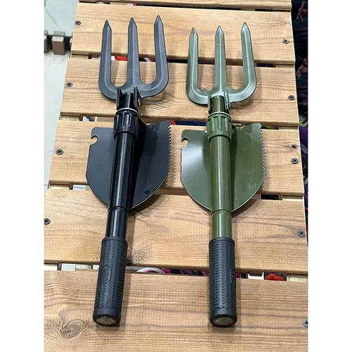 بیلچه تاشو چندکاره کمپینگ مدل Camping Shovel 5 Function Foldaway