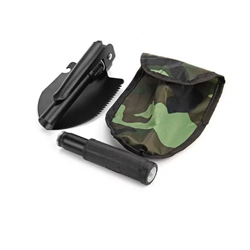 بیلچه تاشو چندکاره کمپینگ مدل Camping Shovel 5 Function Foldaway