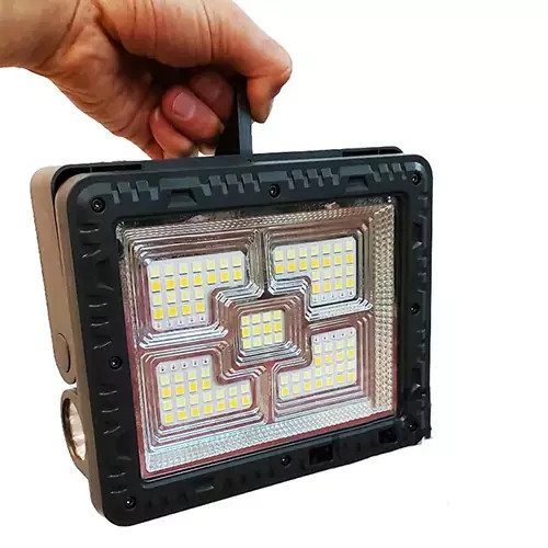 پروژکتور شارژی خورشیدی 100 وات ریموت دار OKGO مدل FA-8028
