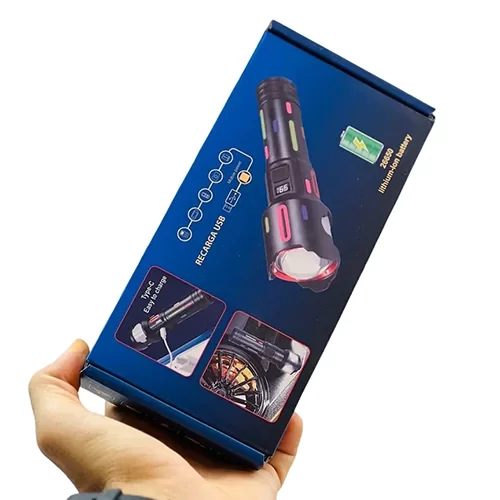 چراغ قوه پلیسی چندکاره اسمال سان مدل ZY-2405