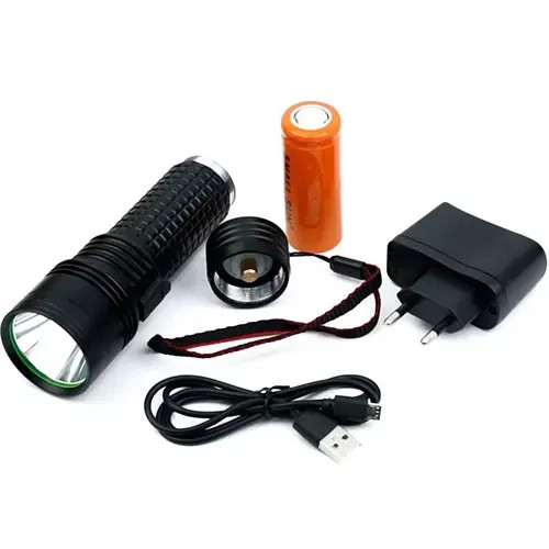 چراغ قوه شارژی پلیسی اسمال سان مدل ZY T150