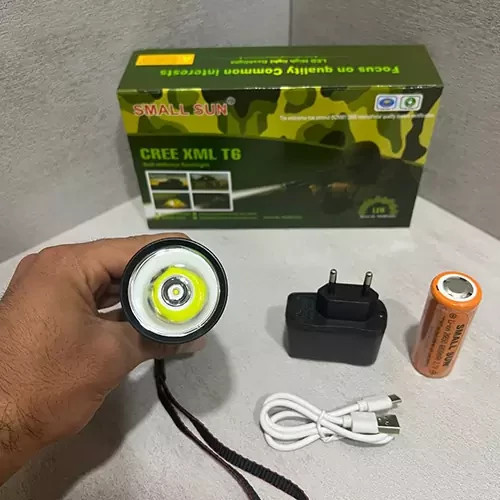 چراغ قوه شارژی پلیسی اسمال سان مدل ZY T150