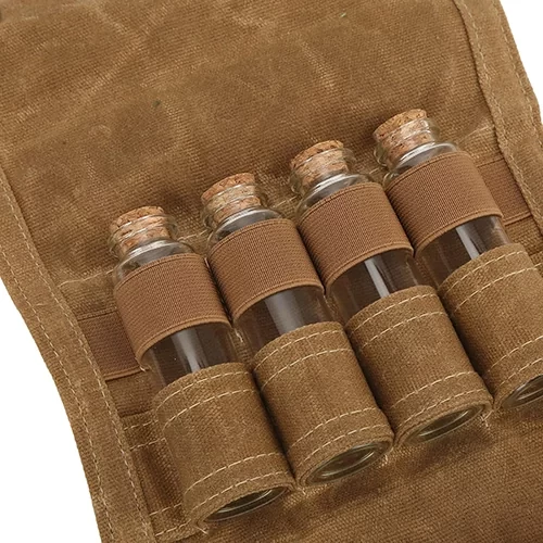 کیف جا ادویه کمپینگ با 9 بطری شیشهای