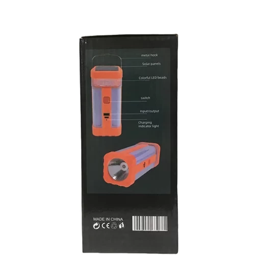 چراغ فانوسی خورشیدی کمپینگ پلاس مدل GSH-1168