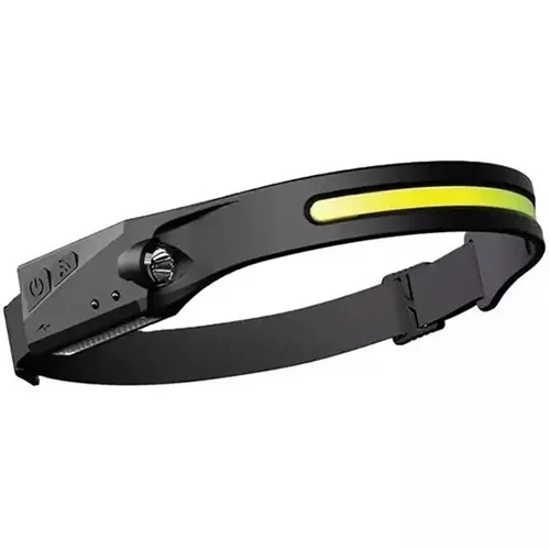 چراغ پیشانی سنسوردار شارژی USB مدل COB+XPE