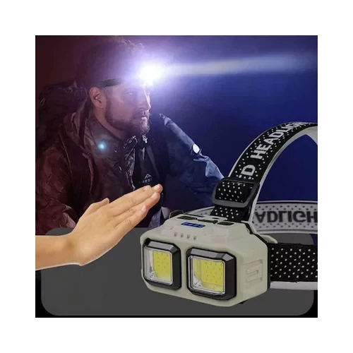 چراغ پیشانی سنسوردار شارژی اسمال سان مدل HX-816S