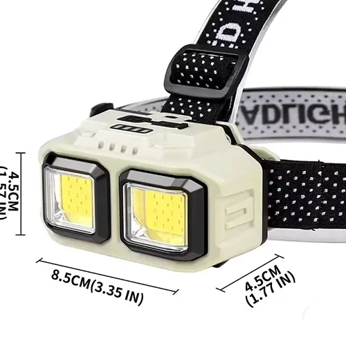 چراغ پیشانی سنسوردار شارژی اسمال سان مدل HX-816S