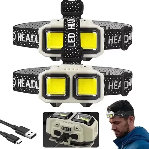 چراغ پیشانی سنسوردار شارژی اسمال سان مدل HX-816S