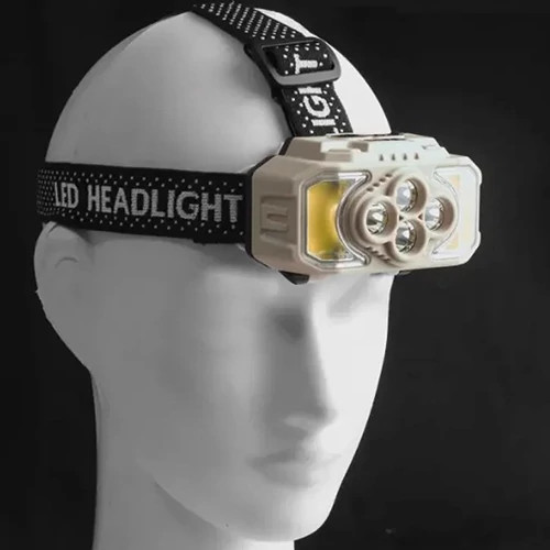 چراغ پیشانی و هدلایت شارژی اسمال سان مدل HX-815S