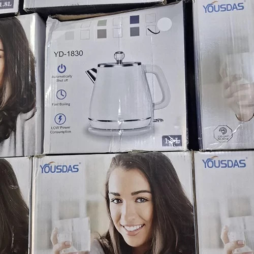 کتری برقی استیل دوجداره 1.8 لیتر یوسداس مدل YD-1830 | YOUSDAS