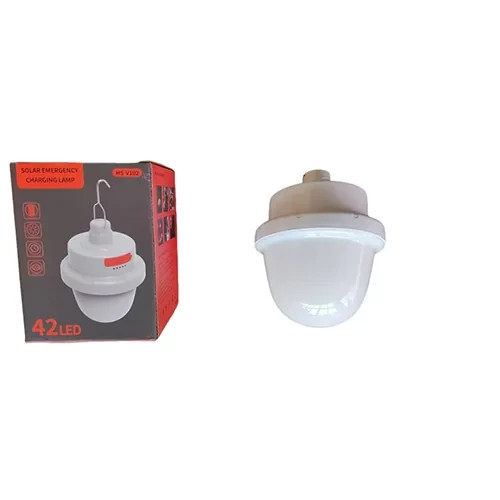 چراغ اضطراری شارژی خورشیدی 50 وات ریموت دار و پاوربانک دار مدل HS-V102