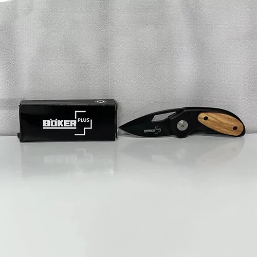 چاقوی بوکر دسته چوبی مدل پلاس BOKER Plus