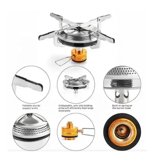 سرشعله پهن کوهنوردی Camping Stove برند Leobird مدل MA600W