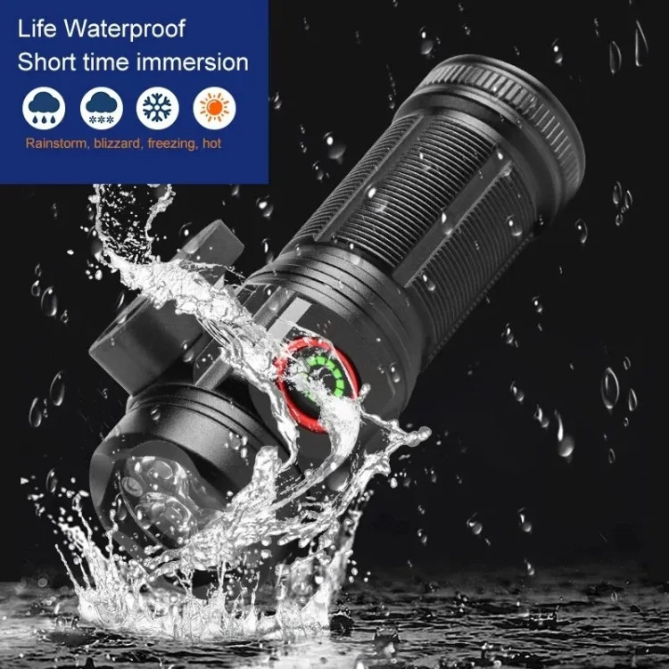 چراغ قوه مینی چهار لامپه مدل W5183