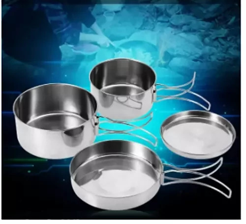 ست ظروف آشپزی 4 تکه کمپینگ مدل CW-300