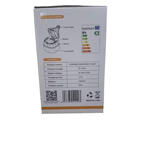لامپ اضطراری شارژی سرپیچی 30 وات OKGO مدل FA-7935