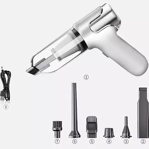 جارو شارژی دوکاره دمنده و مکنده Gun Vacuum Cleaner YY031