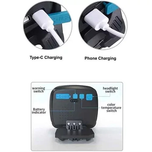 پروژکتور و چراغ کار شارژی مدل W893-1