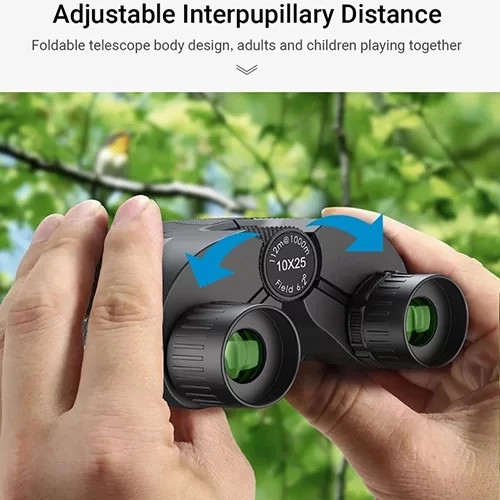 دوربین دوچشمی آسیکا جیبی طرح خفاشی مدل 10x25 Field 6.2