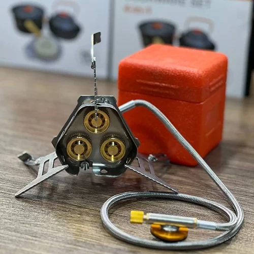 سرشعله شلنگدار 3 شعله کمپسور | Campsor 3-Burner Hose Stove