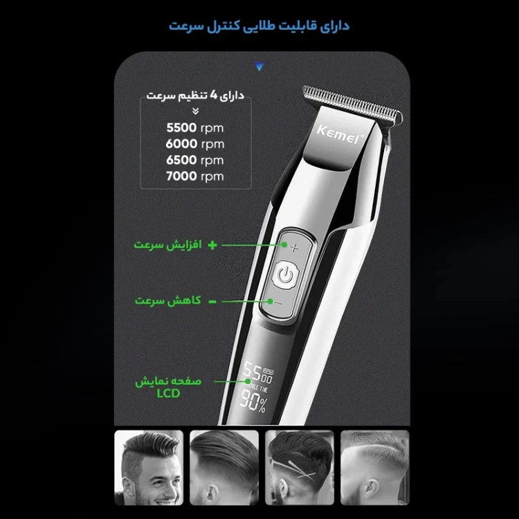 ماشین اصلاح کیمی مدل 5027 اصلاح به صورت حجم زن