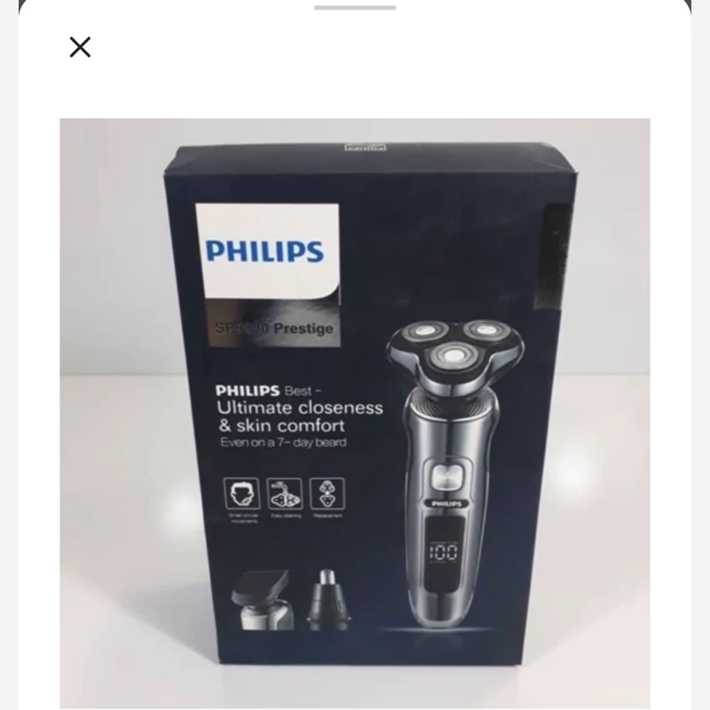 ریش تراش سه تیغ فیلیپس philips مدل sp9800سه کاره و دیجیتالی