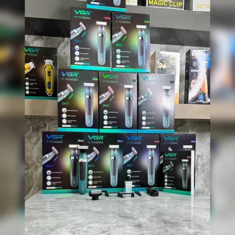 بادی گروم دو کاره وی جی آر مدل V-393 نسخه 7000 هزار توجه این مدل اصلی است و زیر این قیمت فیک می باشد