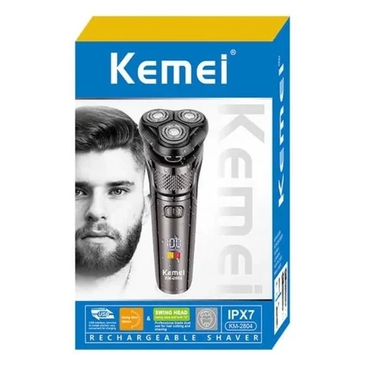 ماشین اصلاح موی صورت وبدن شارژی کیمی مدل KM-2804جدید