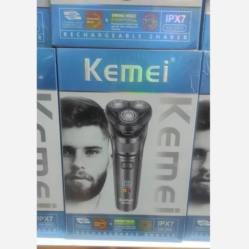 ماشین اصلاح موی صورت وبدن شارژی کیمی مدل KM-2804جدید