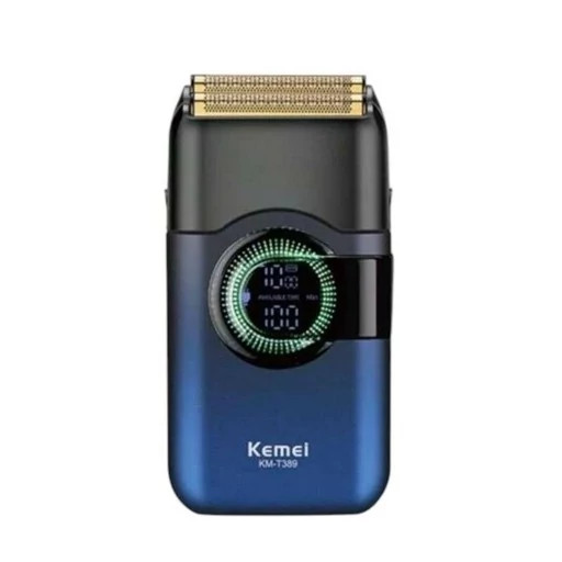 ماشین اصلاح موی صورت شارژی کیمی مدل KM-T389 موتور قدرتمند و سریع پورت شارژجدید