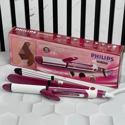 اتو مو 3 کاره فیلیپس مدل Philips PH-672جدید