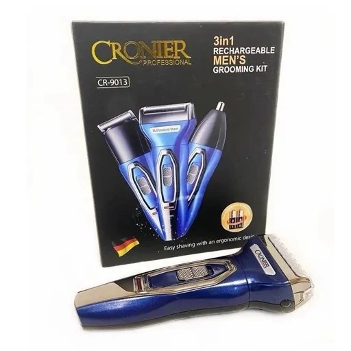 ماشین اصلاح سر کرونیر CR-9013 (سه کاره CRONIER PROFESSIONAL NEW 901 جدید