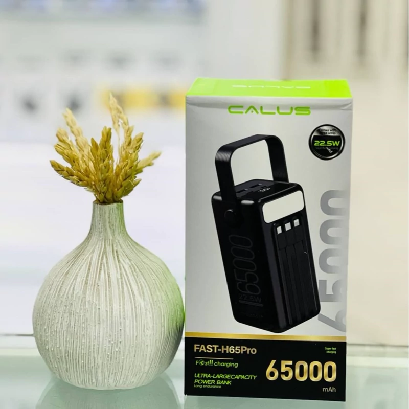 پاوربانک کالوس 65000 میلی آمپر مدل H65-PRO (اورجینال)