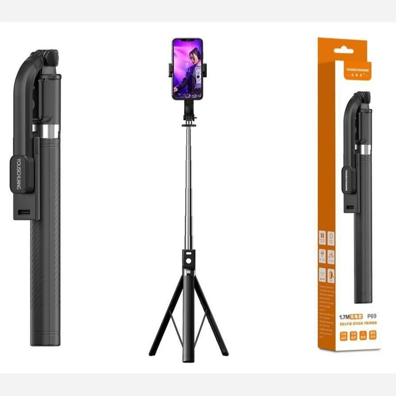 پایه سهپایه YOUSICHUANG مدل P69 - (طول 1.70متر)