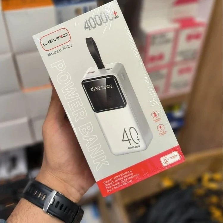 پاوربانک 40 هزار لوینو مدل LEVINO N-23