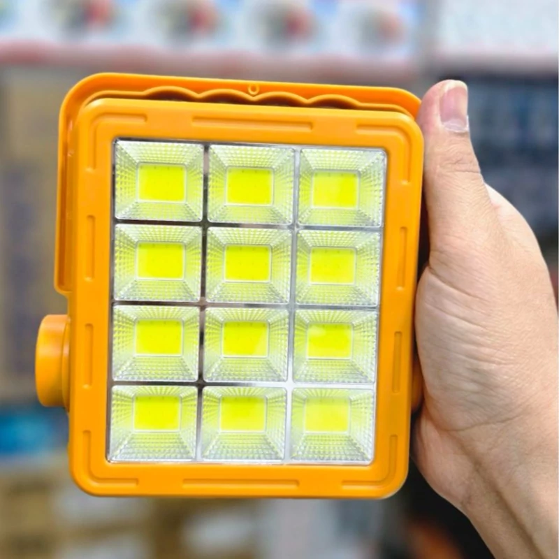 پروژکتور خورشیدی مدل NY-9805-B - پاوربانک دار -2 باطری