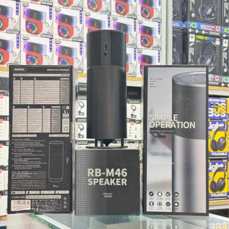 اسپیکر بلوتوثی قابل حمل ریمکس مدلRB-M46 - اورجینال
