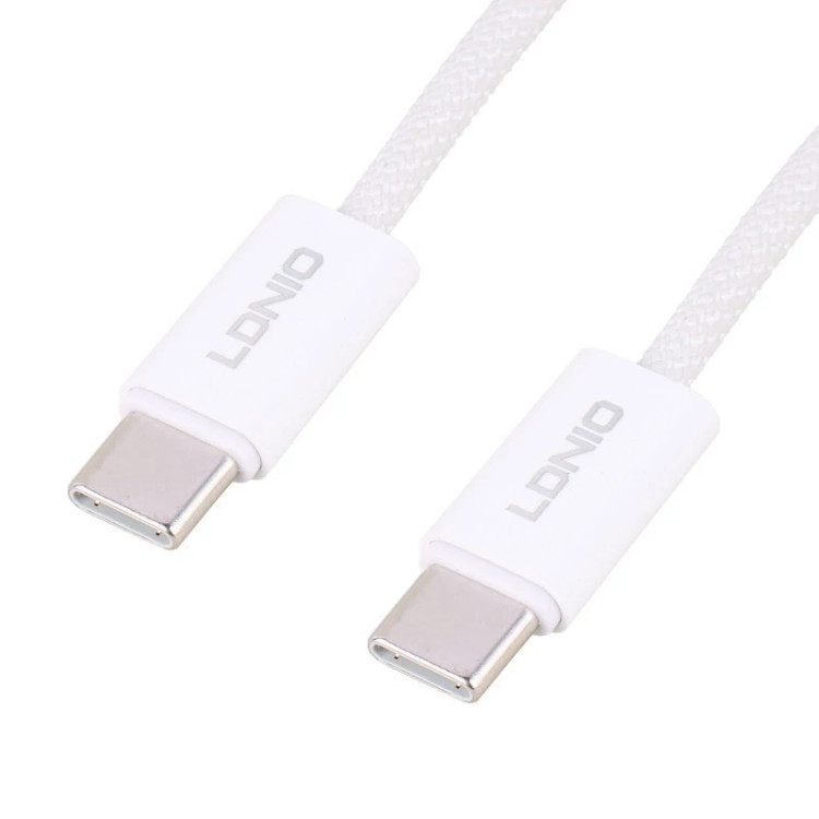 کابل دوسر تایپ سی 65 وات الدینیو مدل LC902C - طول دو متر (اورجینال)