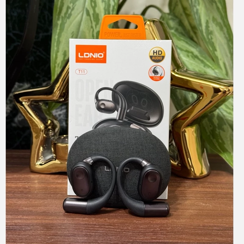 ایرپادحلزونی القایی الدینیو LDNIO T11 (اورجینال)-مناسب موزیک و مکالمه