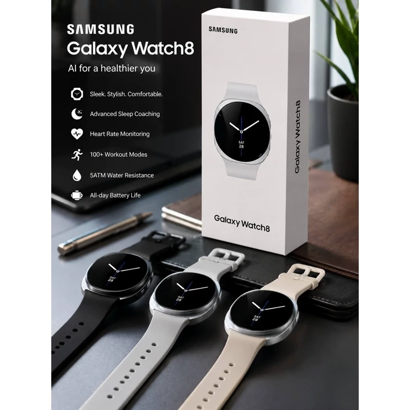 ساعت هوشمند SAMSUNG مدل GalaxyWatch 8