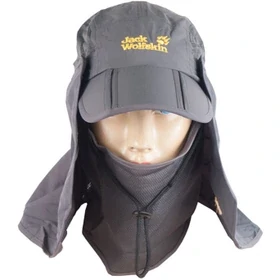 کلاه کوهنوردی سه تکه جک ولفسکین (Jack Wolfskin) با محافظ صورت و گردن