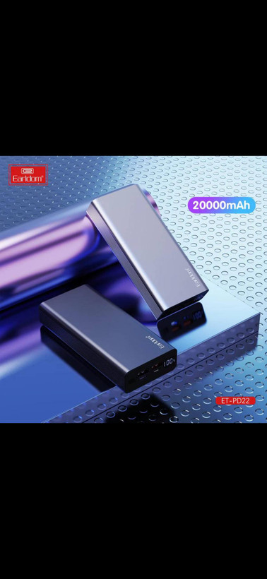 پاوربانک Earldom مدل PD-22 ظرفیت 20,000mAh