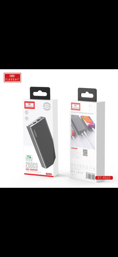 پاوربانک Earldom مدل PD-22 ظرفیت 20,000mAh