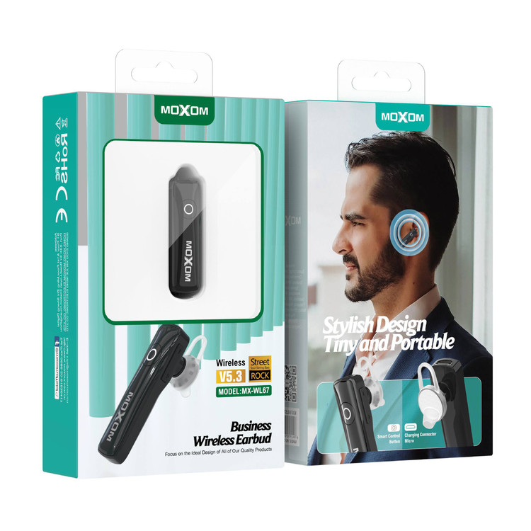 بلوتوث تک گوش MOXOM مدل WL-67