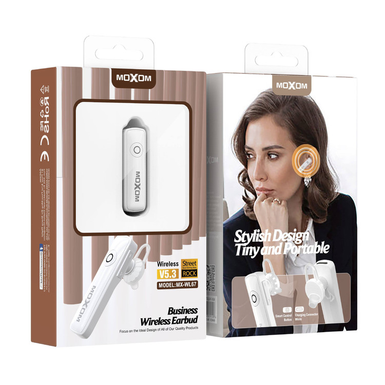 بلوتوث تک گوش MOXOM مدل WL-67