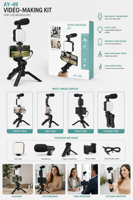 گیم بال VIDEO-MAKING KIT مدل AY-49
