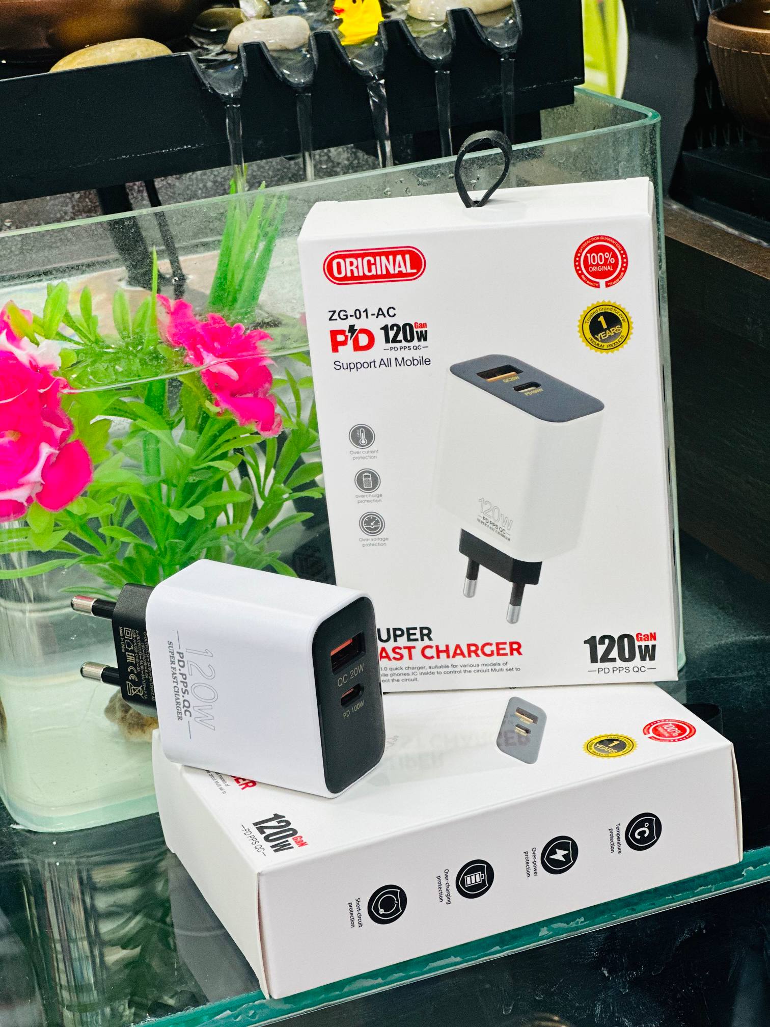شارژر پکدار   120W مدل  ZG-01 ac