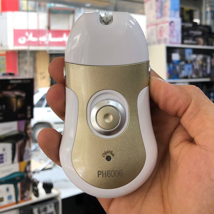 موکن شارژی چهار کاره فیلیپس مدل PH 6006 اصلاح صورت زیر بازو و گردن زیر بغل ران و خطوط بیکینی