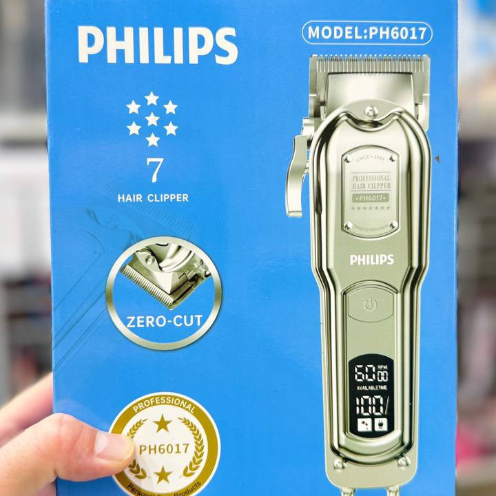 ماشین اصلاح حرفه ای فیلیپس مدل PH6017 متور قابل تنظیم تا 6500 دور در دقیقه