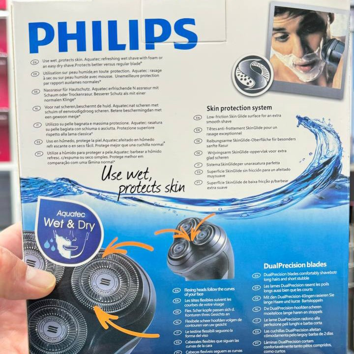 ریش تراش سه تیغ فیلیپس philips مدل AT899 اصلی